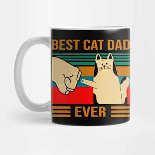 Best Cat Dad Ever funny gift for daddy, fathers day Mug